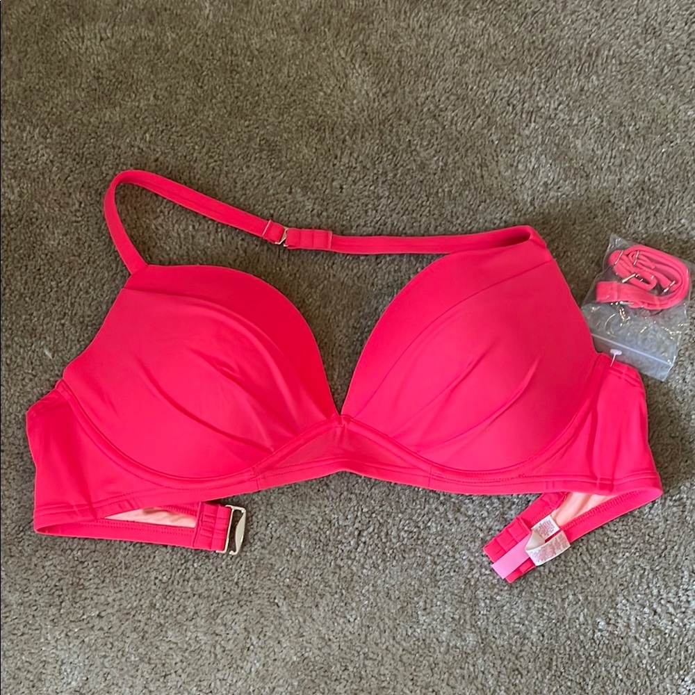 Victoria’s Secret Vibrant Pink Bikini Top 36D